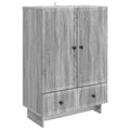 vidaXL Bufet Szary Sonoma 66 x 34,5 x 95 cm Drewno inżynieryjne