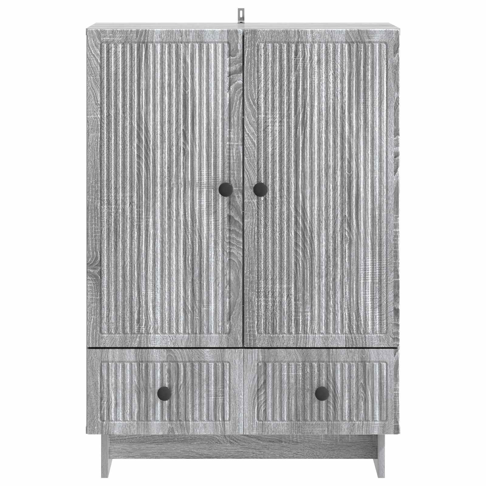 vidaXL Bufet Szary Sonoma 66 x 34,5 x 95 cm Drewno inżynieryjne