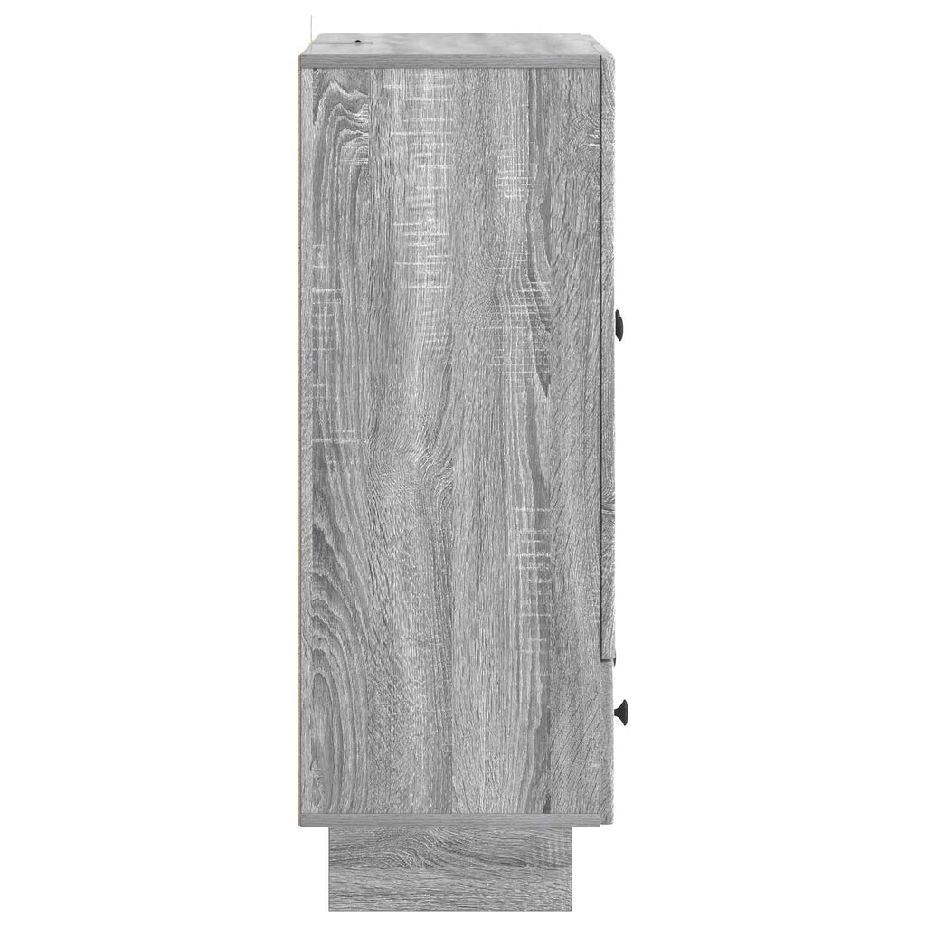 vidaXL Bufet Szary Sonoma 66 x 34,5 x 95 cm Drewno inżynieryjne