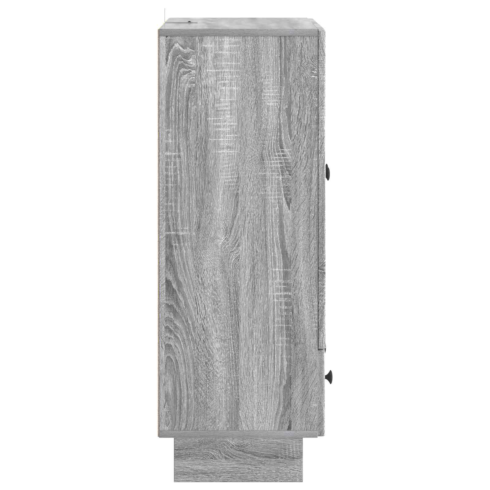 vidaXL Bufet Szary Sonoma 66 x 34,5 x 95 cm Drewno inżynieryjne