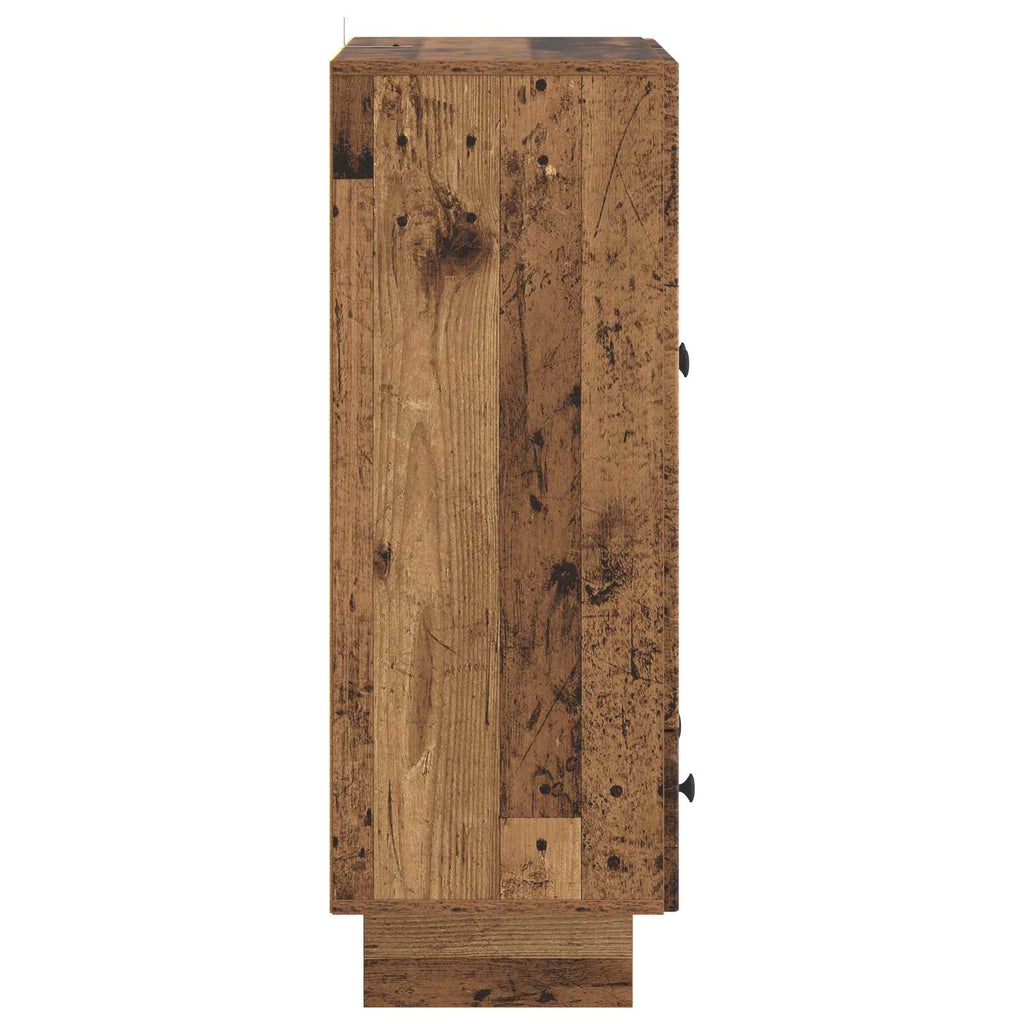 vidaXL Bufet Stare drewno 66 x 34,5 x 95 cm Drewno inżynieryjne