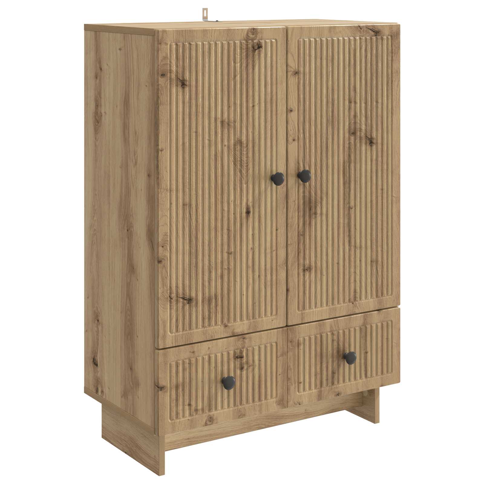 vidaXL Bufet Dąb Rzemieślniczy 66 x 34,5 x 95 cm Drewno inżynieryjne