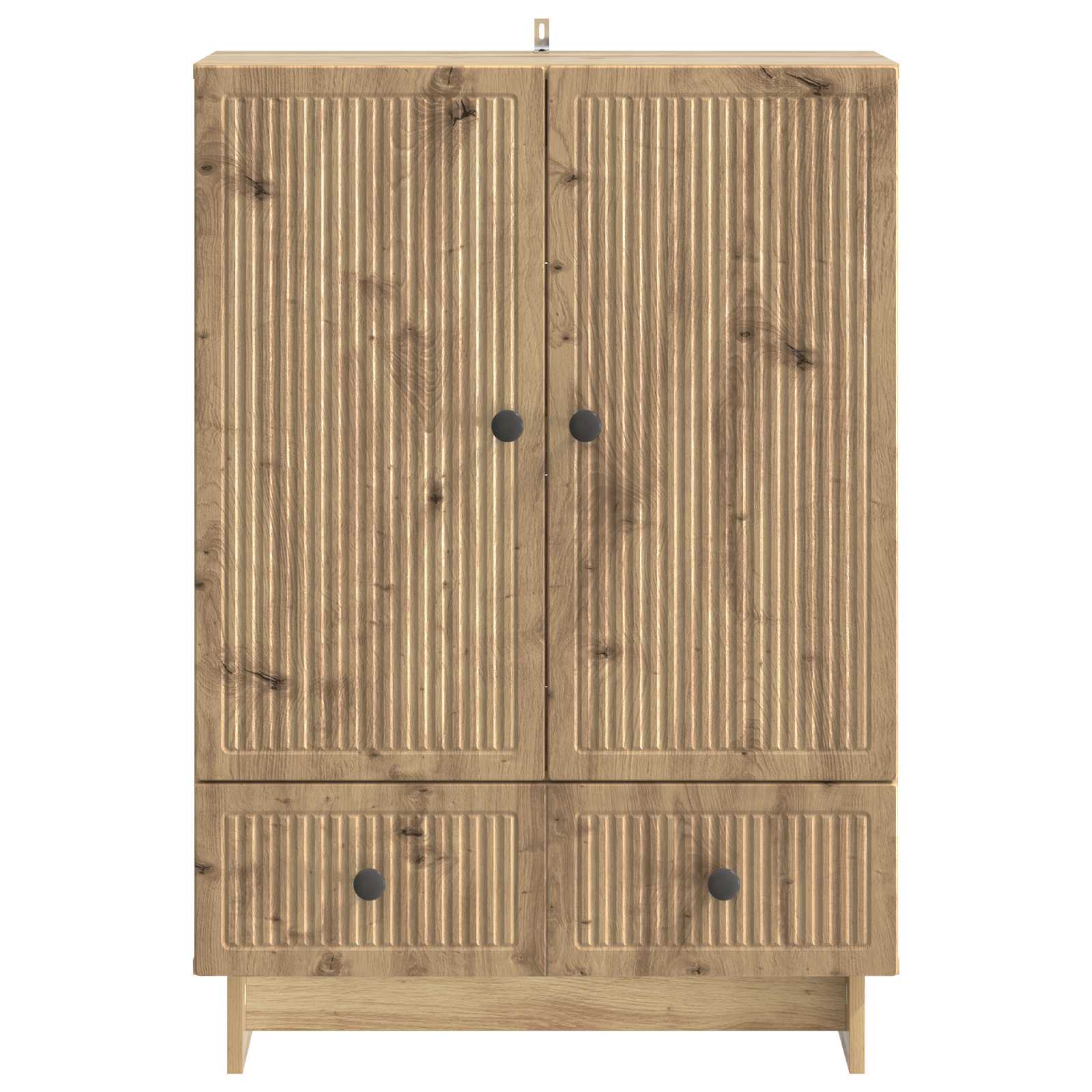 vidaXL Bufet Dąb Rzemieślniczy 66 x 34,5 x 95 cm Drewno inżynieryjne