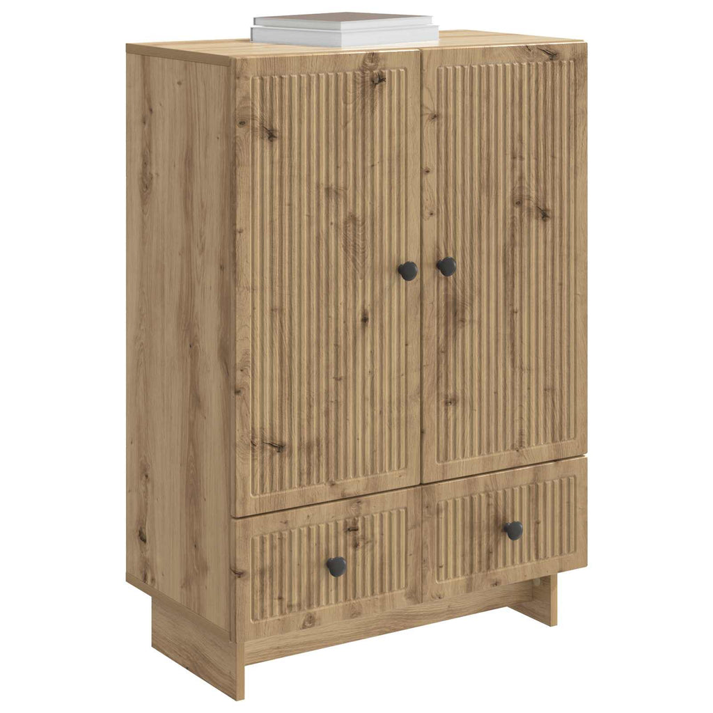 vidaXL Bufet Dąb Rzemieślniczy 66 x 34,5 x 95 cm Drewno inżynieryjne