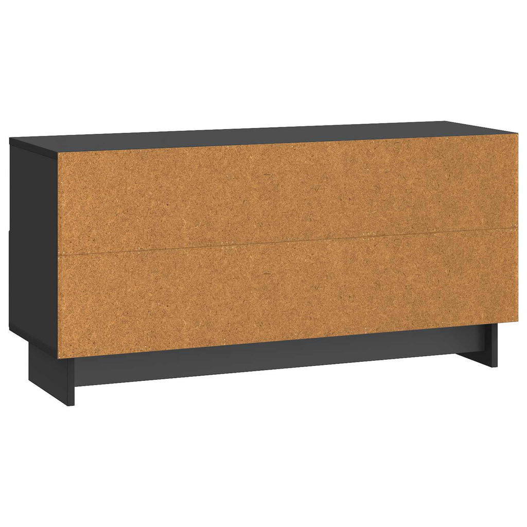 vidaXL Szafka pod telewizor z szufladą Czarny 102 x 34,5 x 50 cm