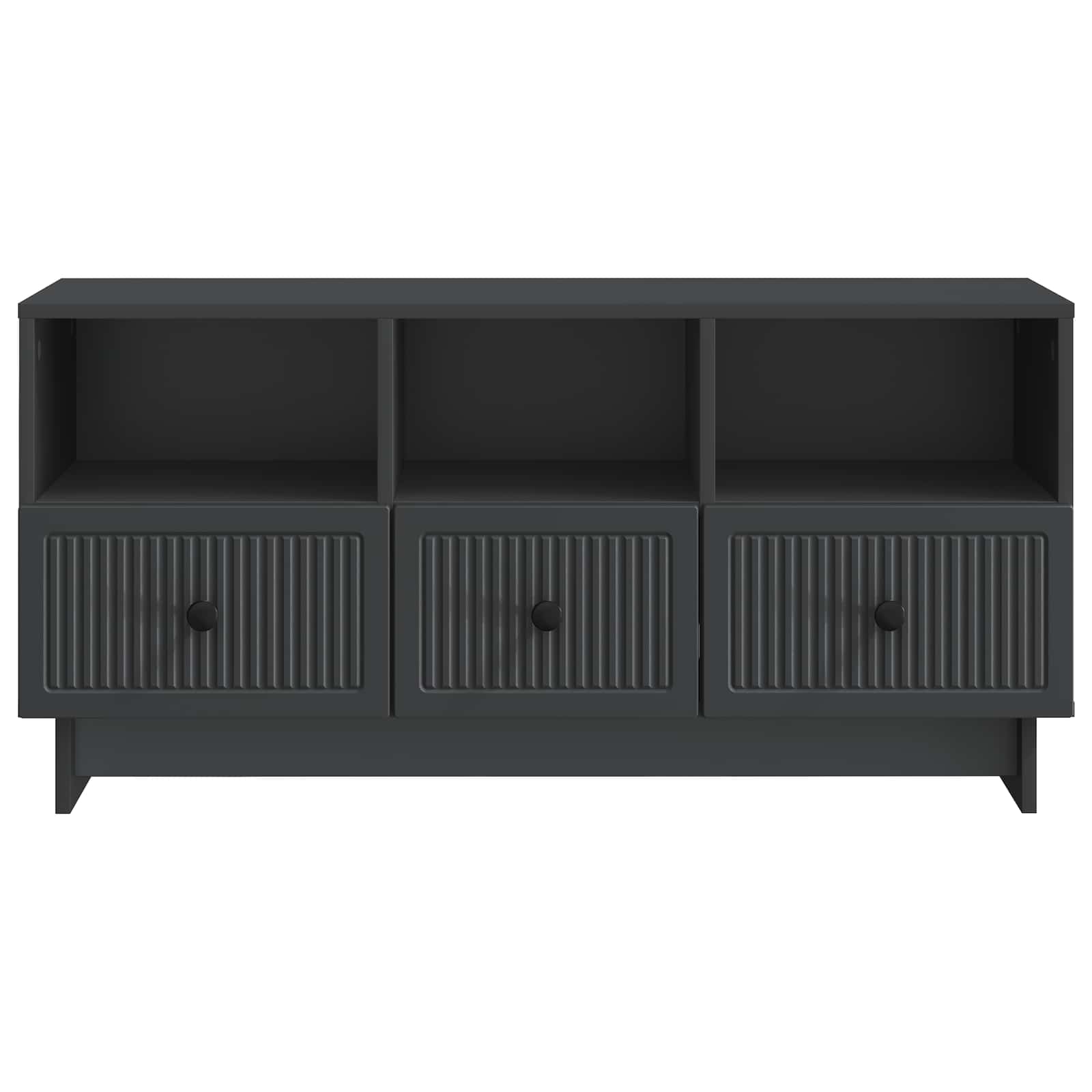 vidaXL Szafka pod telewizor z szufladą Czarny 102 x 34,5 x 50 cm