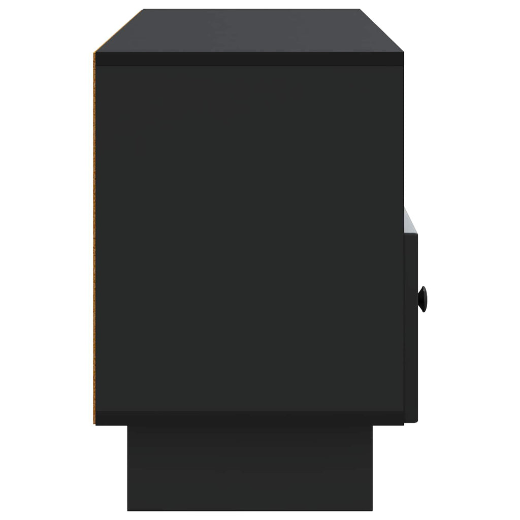 vidaXL Szafka pod telewizor z szufladą Czarny 102 x 34,5 x 50 cm