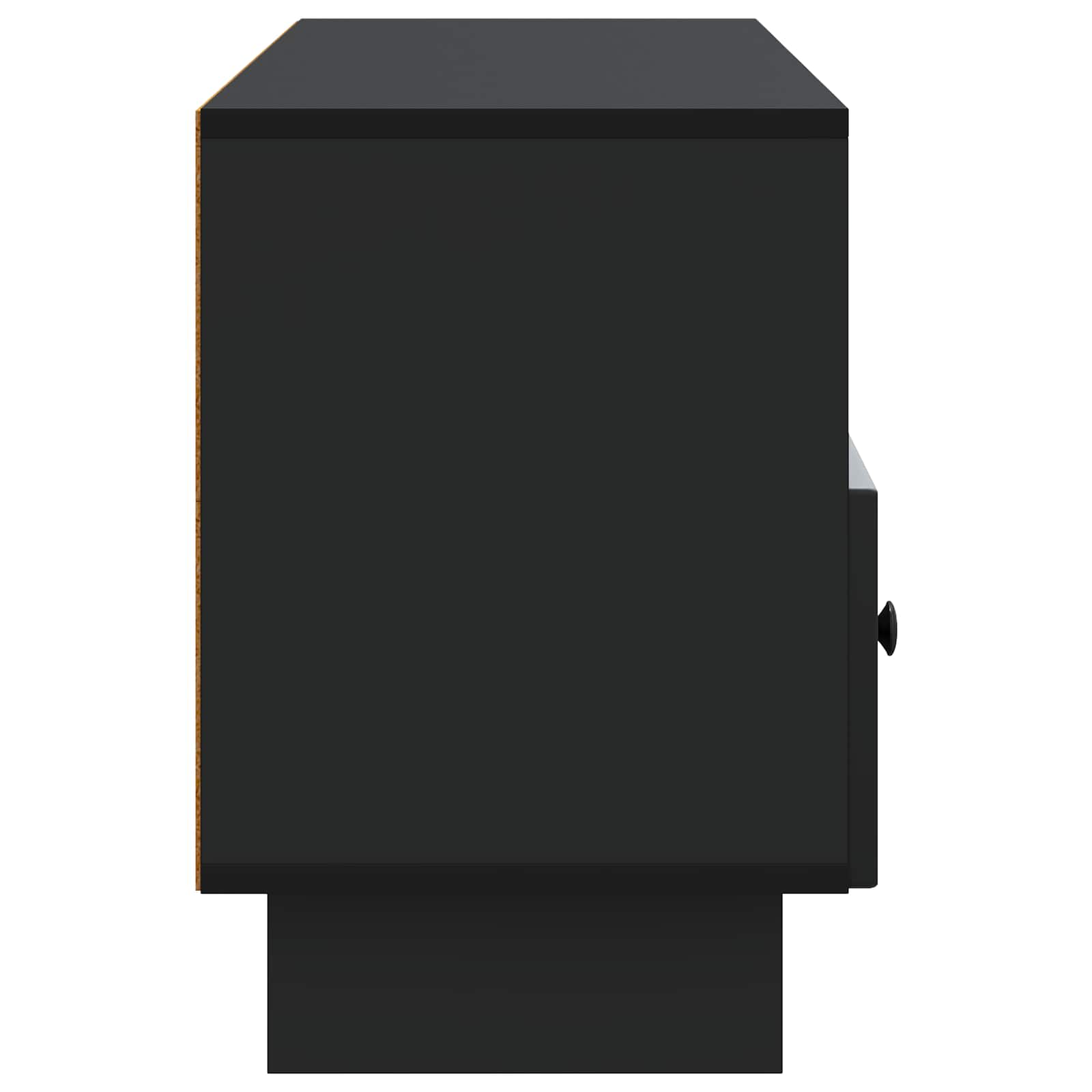 vidaXL Szafka pod telewizor z szufladą Czarny 102 x 34,5 x 50 cm
