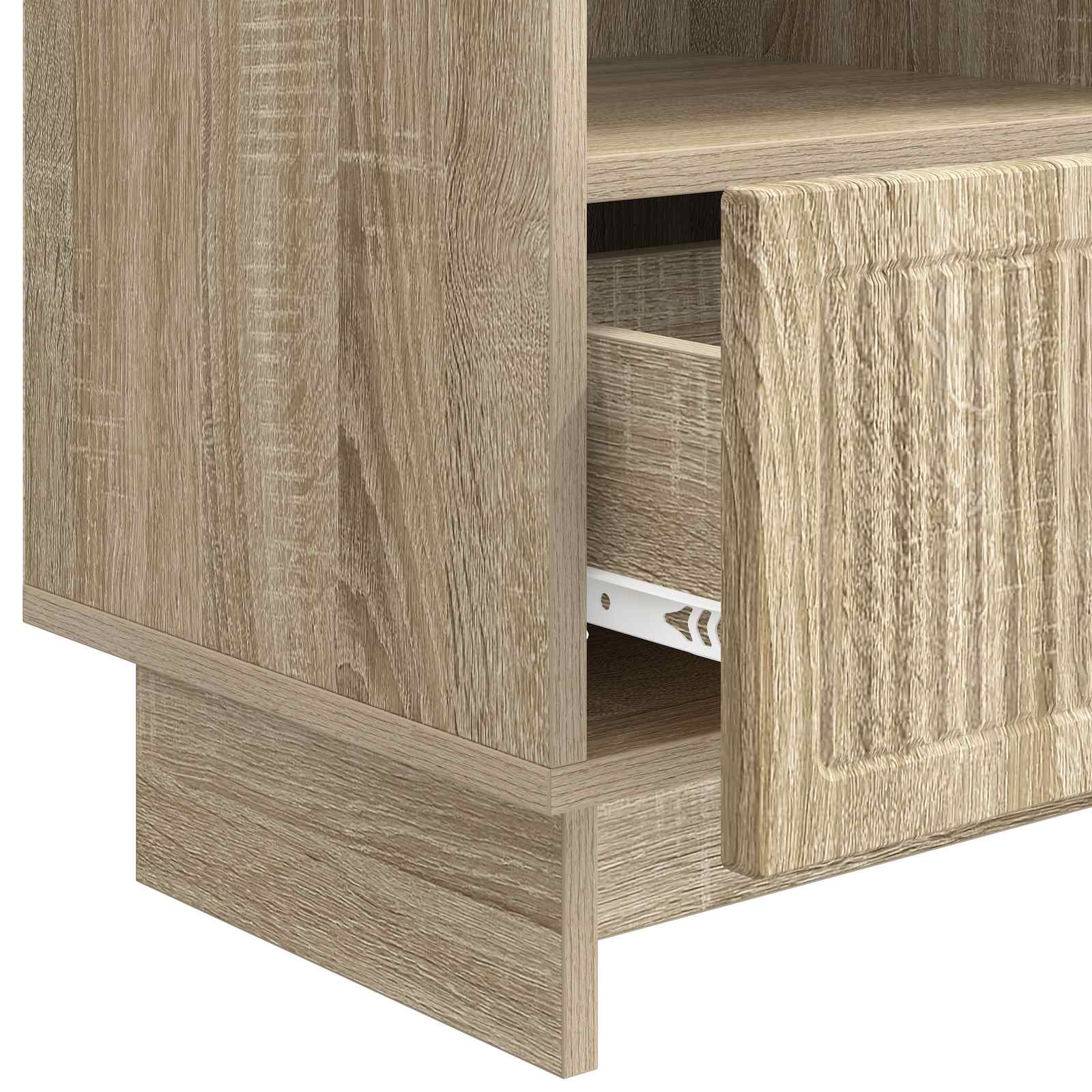 vidaXL Szafka pod telewizor z szufladą dąb Sonoma 102 x 34,5 x 50 cm