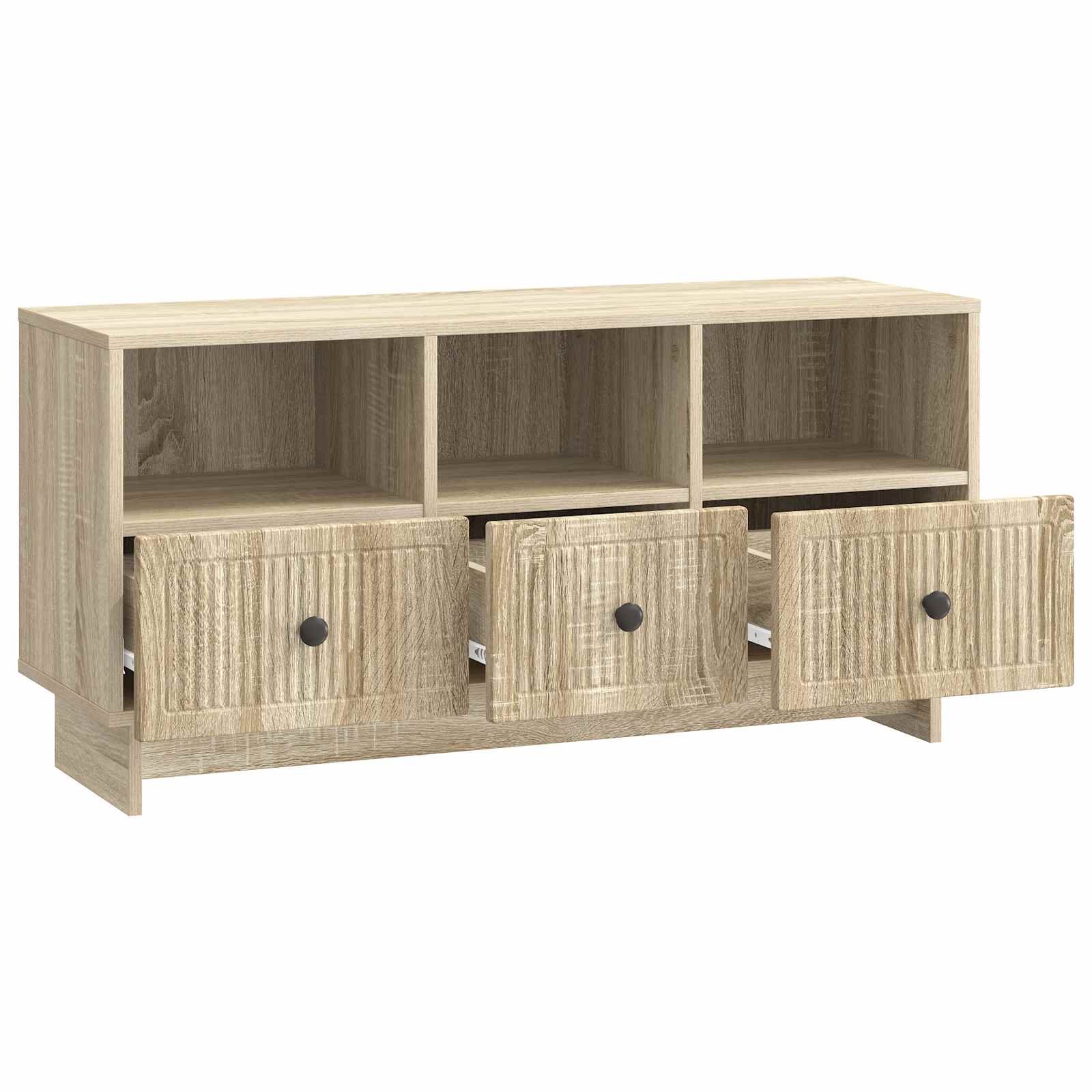 vidaXL Szafka pod telewizor z szufladą dąb Sonoma 102 x 34,5 x 50 cm