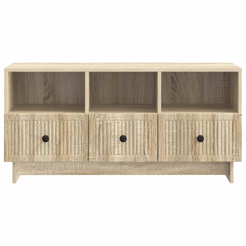 vidaXL Szafka pod telewizor z szufladą dąb Sonoma 102 x 34,5 x 50 cm