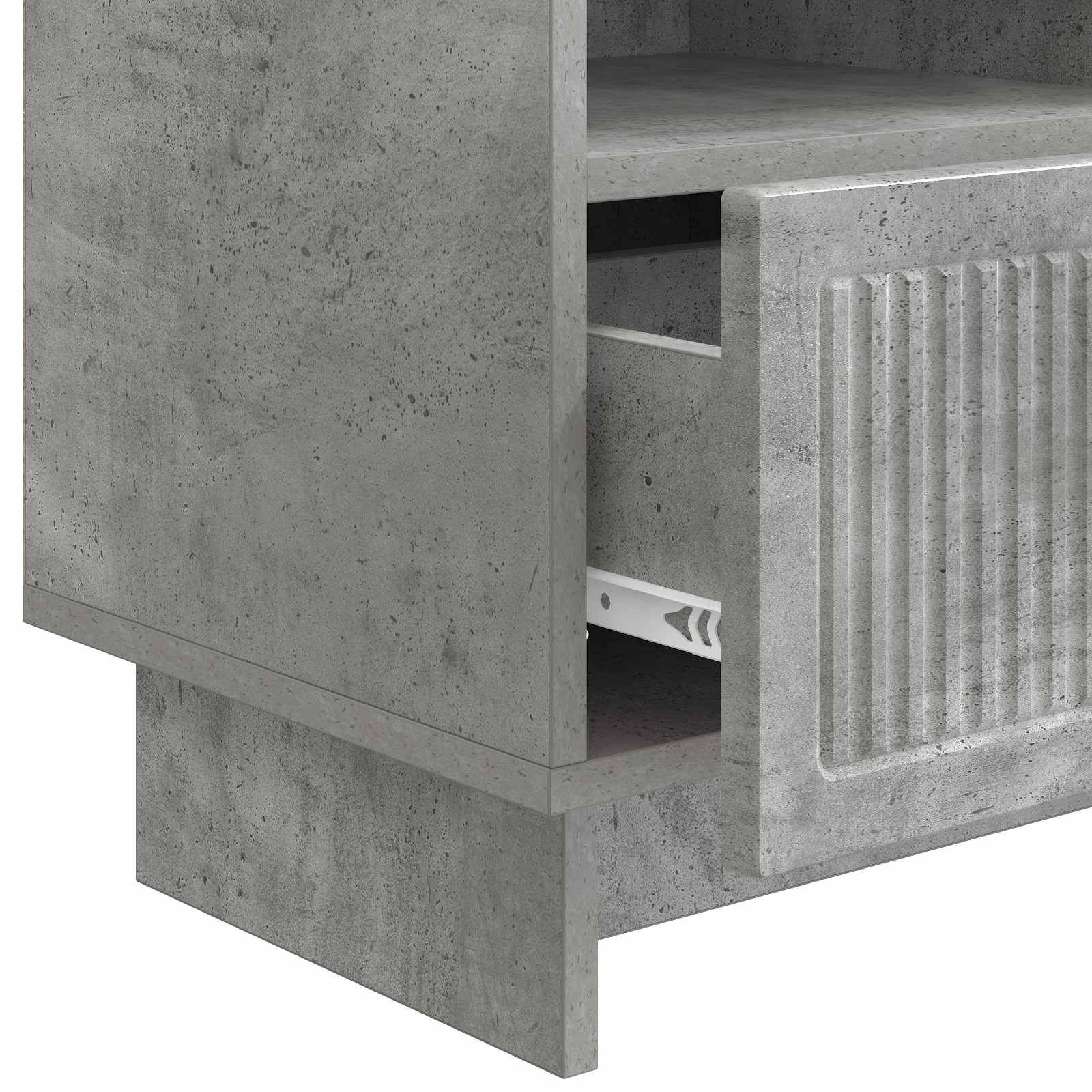 vidaXL Szafka pod telewizor Betonowy szary 102 x 34,5 x 50 cm
