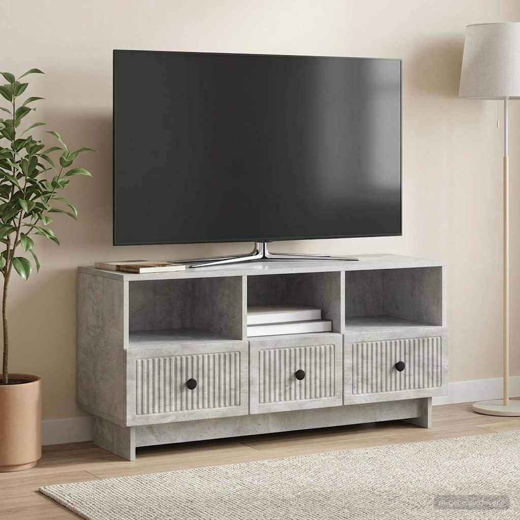 vidaXL Szafka pod telewizor Betonowy szary 102 x 34,5 x 50 cm