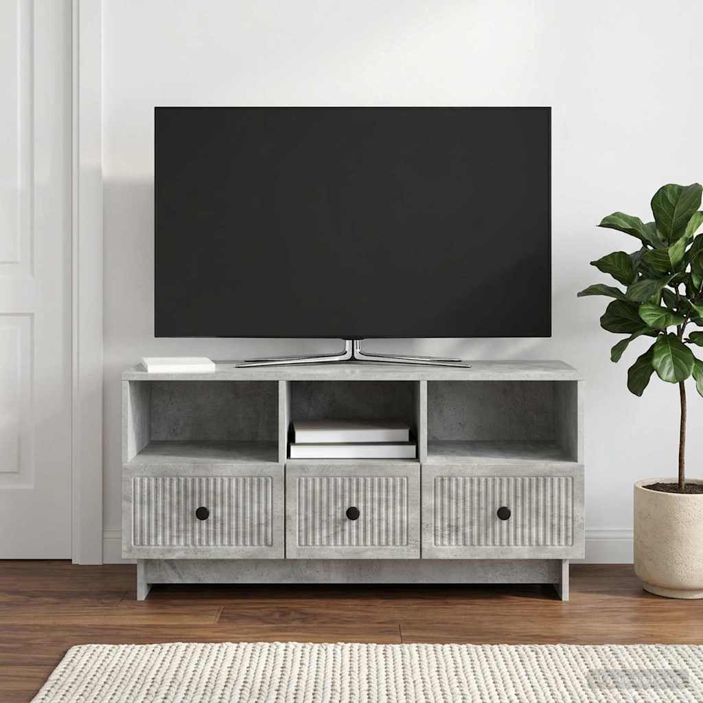 vidaXL Szafka pod telewizor Betonowy szary 102 x 34,5 x 50 cm