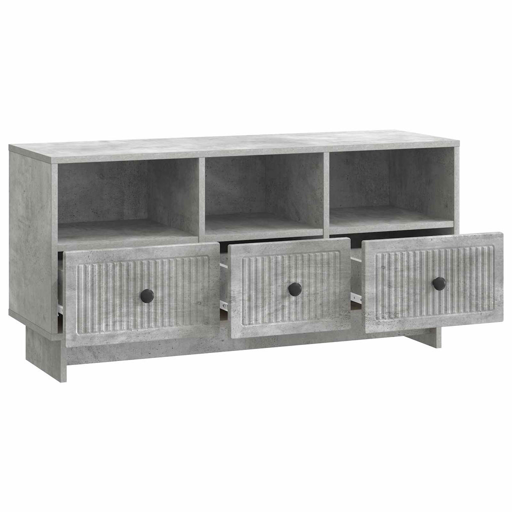 vidaXL Szafka pod telewizor Betonowy szary 102 x 34,5 x 50 cm