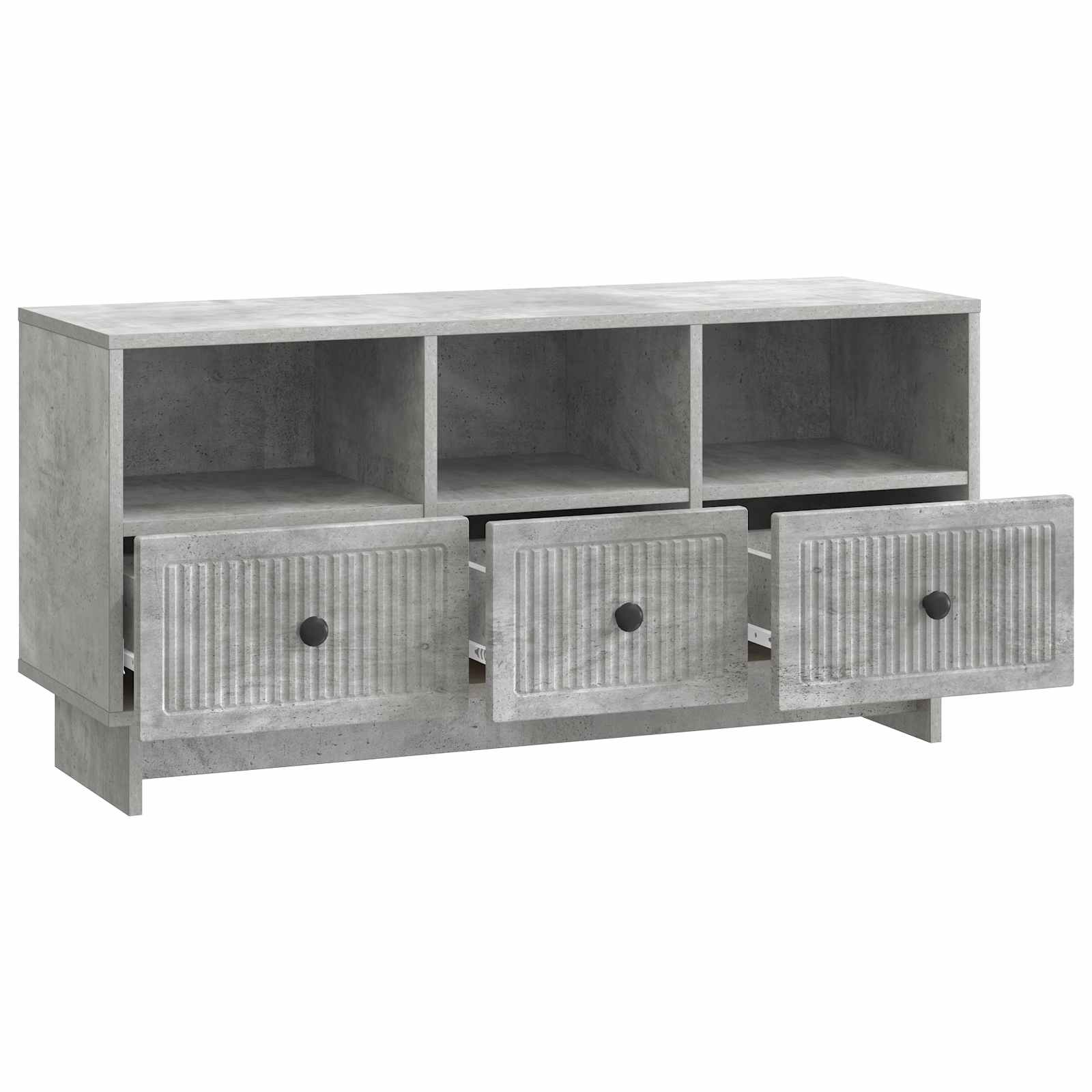 vidaXL Szafka pod telewizor Betonowy szary 102 x 34,5 x 50 cm