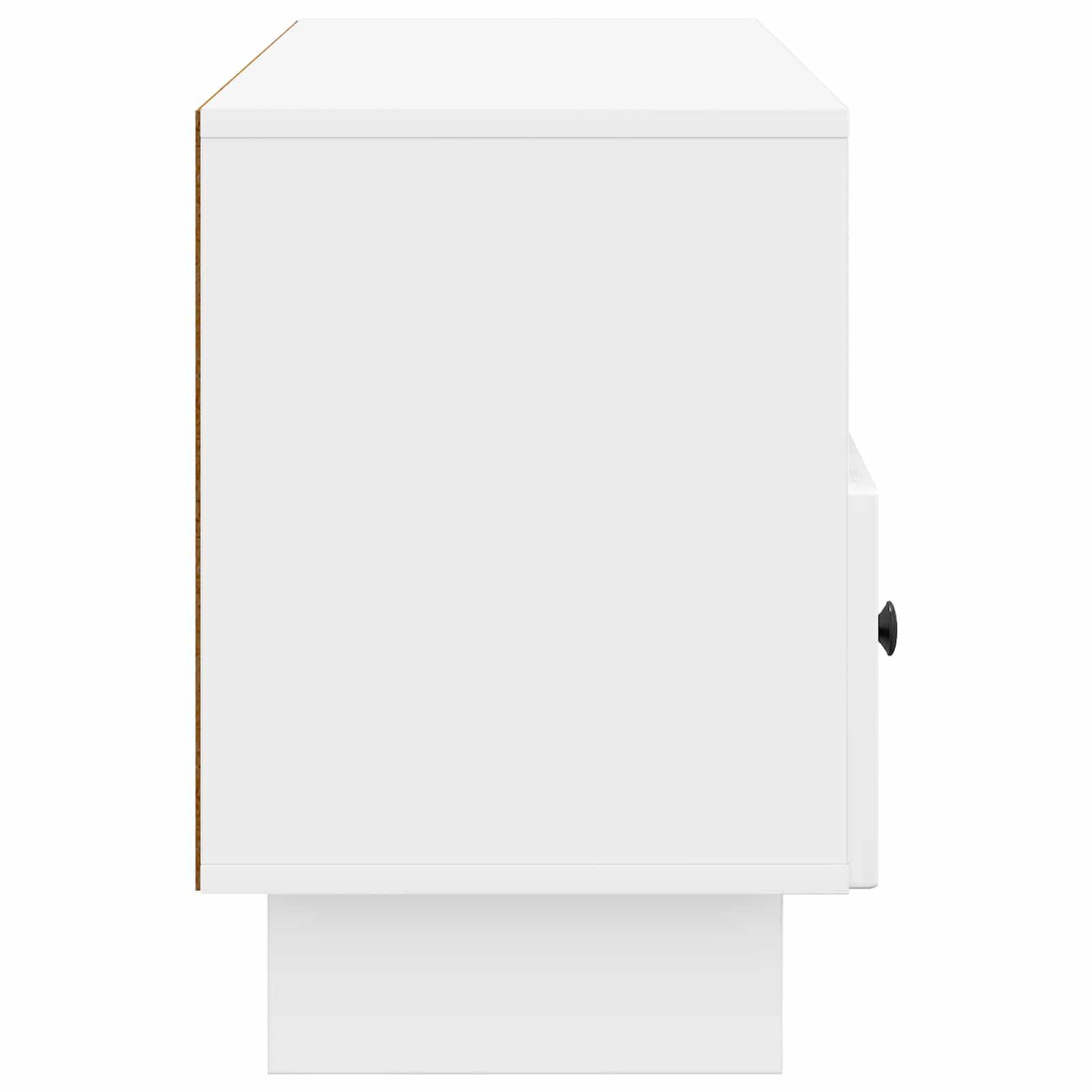 vidaXL Szafka pod telewizor Biały wysoki połysk 102 x 34,5 x 50 cm