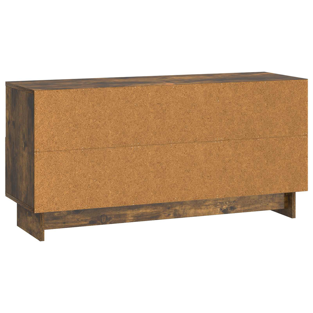 vidaXL Szafka pod telewizor z szufladą Dąb wędzony 102 x 34,5 x 50 cm