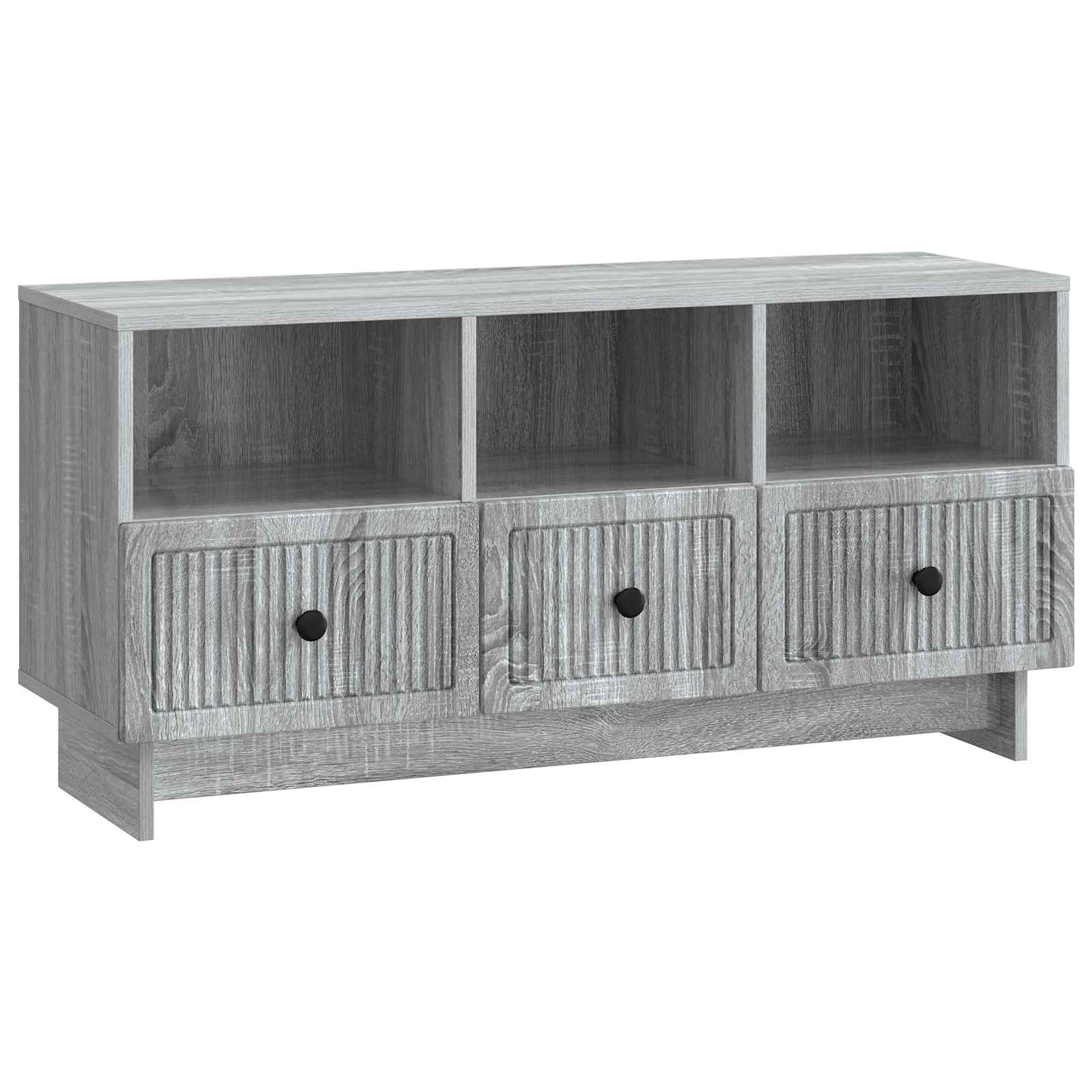 vidaXL Szafka pod telewizor z szufladą Szary Sonoma 102 x 34,5 x 50 cm
