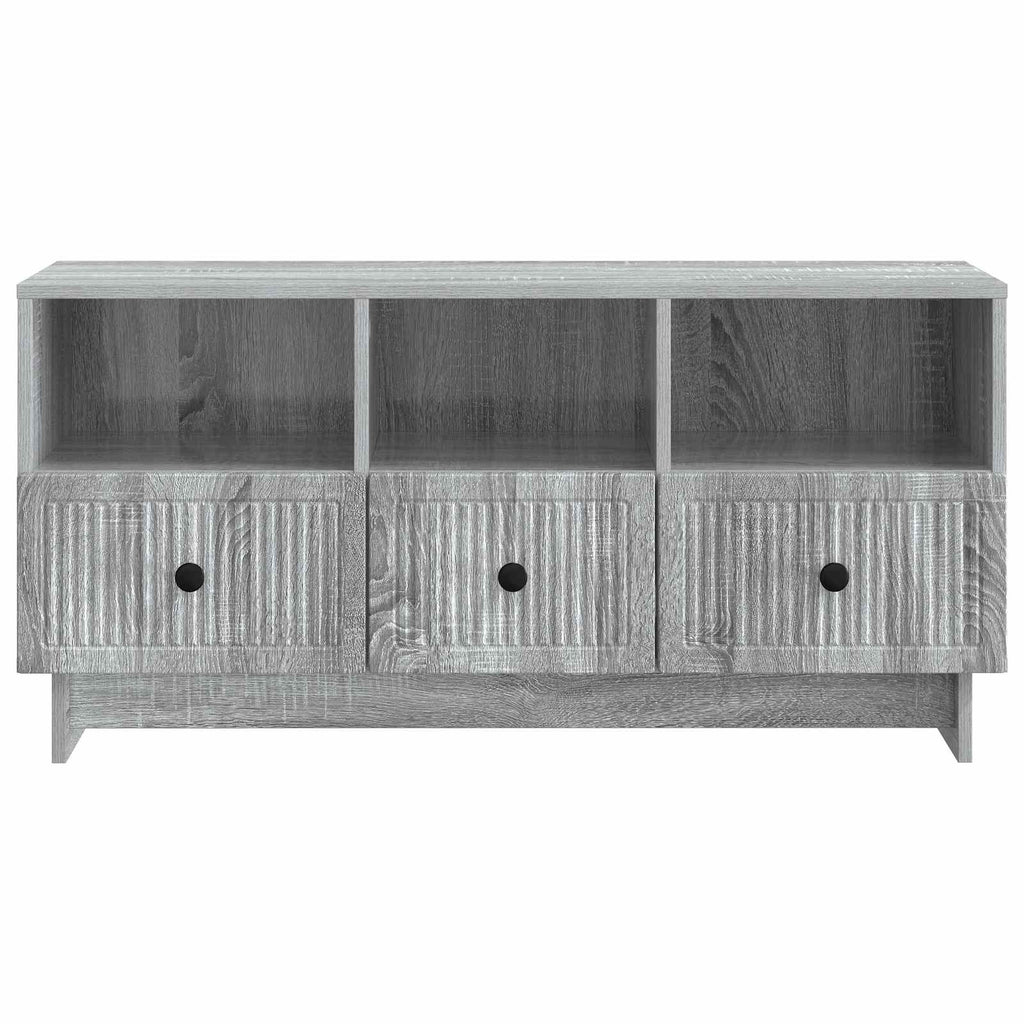 vidaXL Szafka pod telewizor z szufladą Szary Sonoma 102 x 34,5 x 50 cm