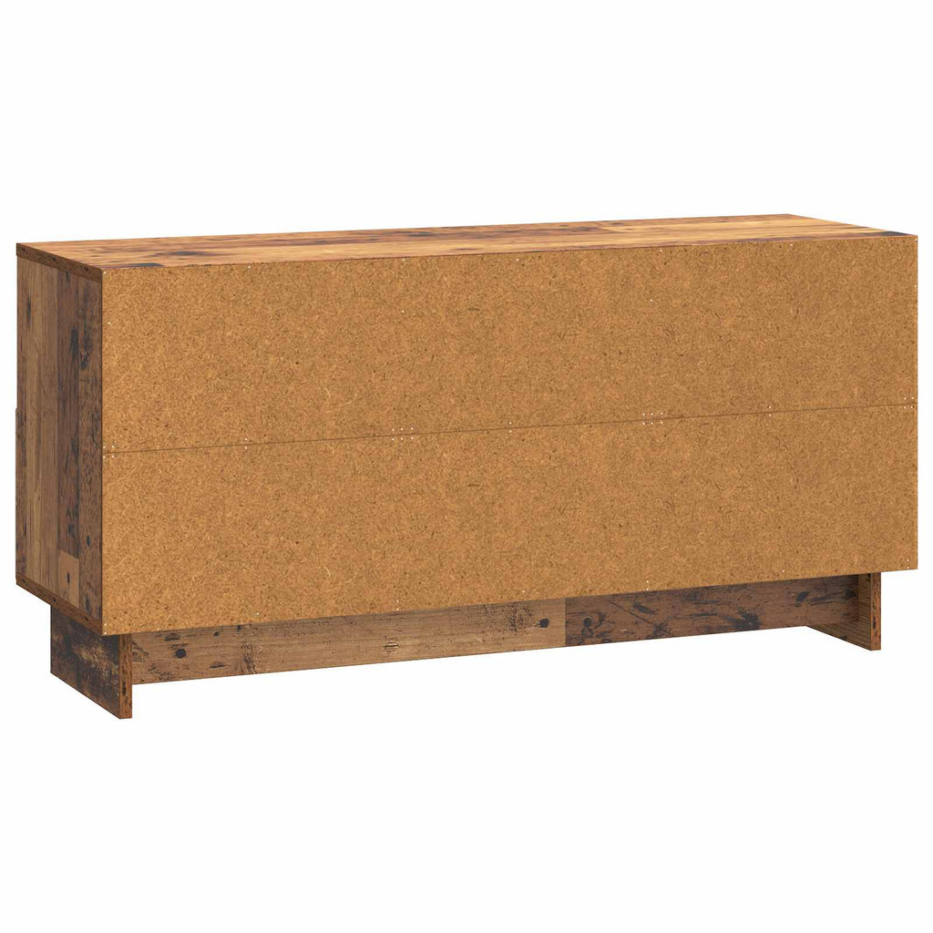 vidaXL Szafka pod telewizor z szufladą Stare drewno 102 x 34,5 x 50 cm