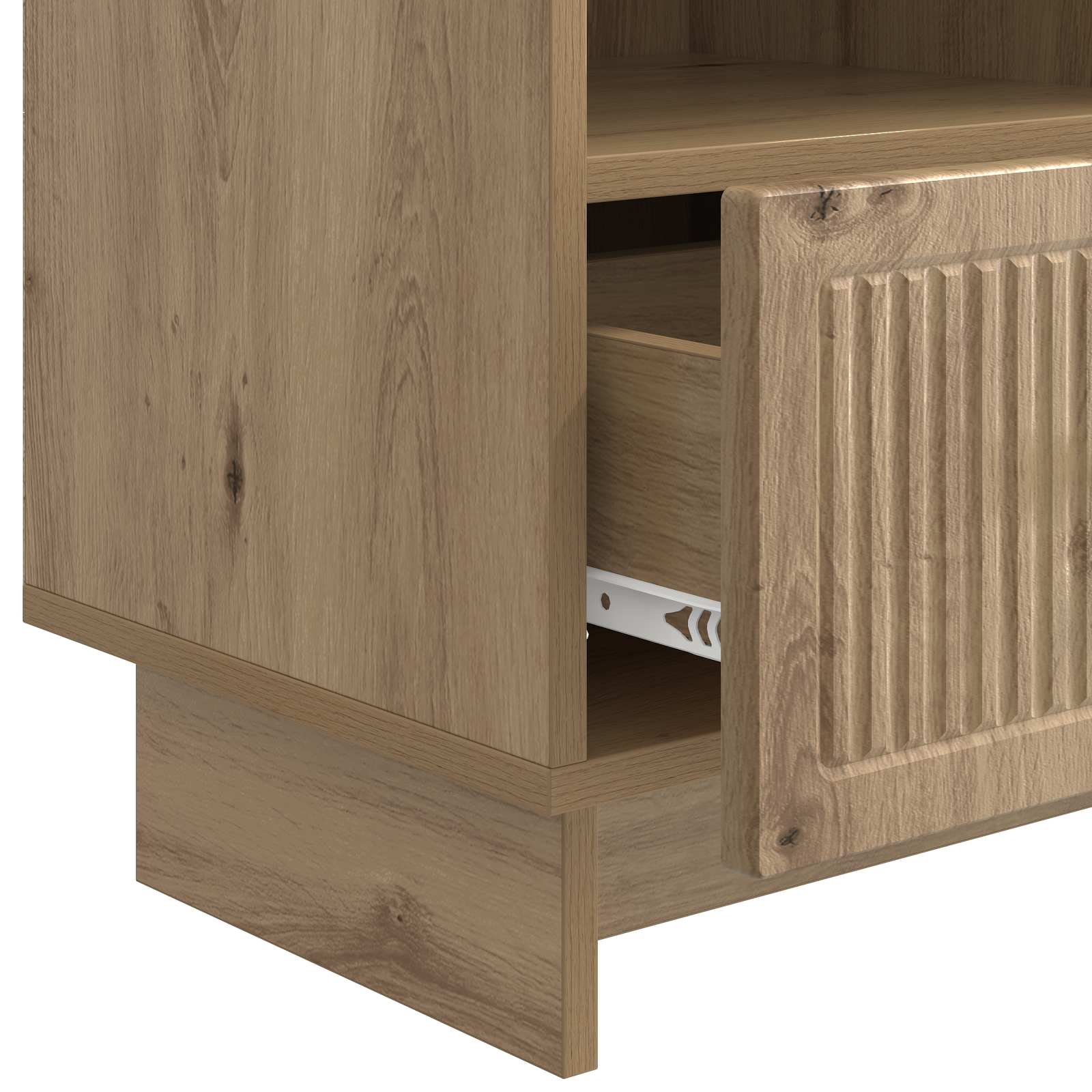 vidaXL Szafka pod telewizor z szufladą Dąb artisan 102 x 34,5 x 50 cm