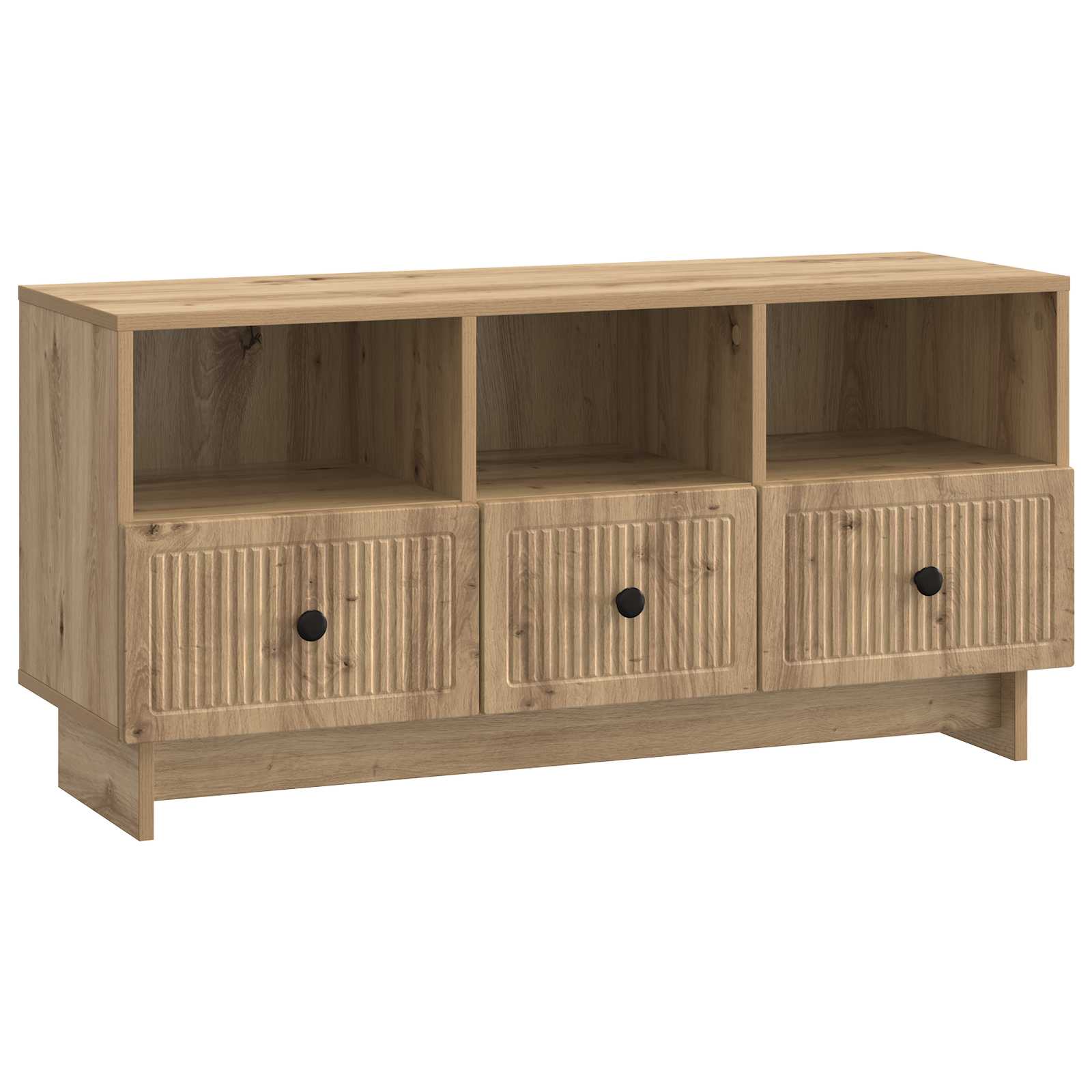 vidaXL Szafka pod telewizor z szufladą Dąb artisan 102 x 34,5 x 50 cm