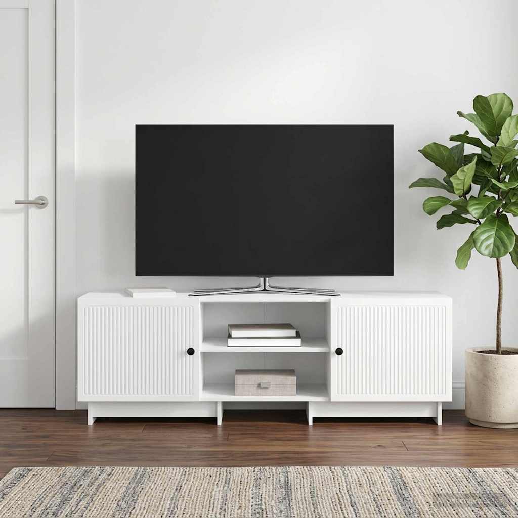 vidaXL Szafka pod telewizor Biały 150 x 31 x 50 cm Drewno inżynieryjne