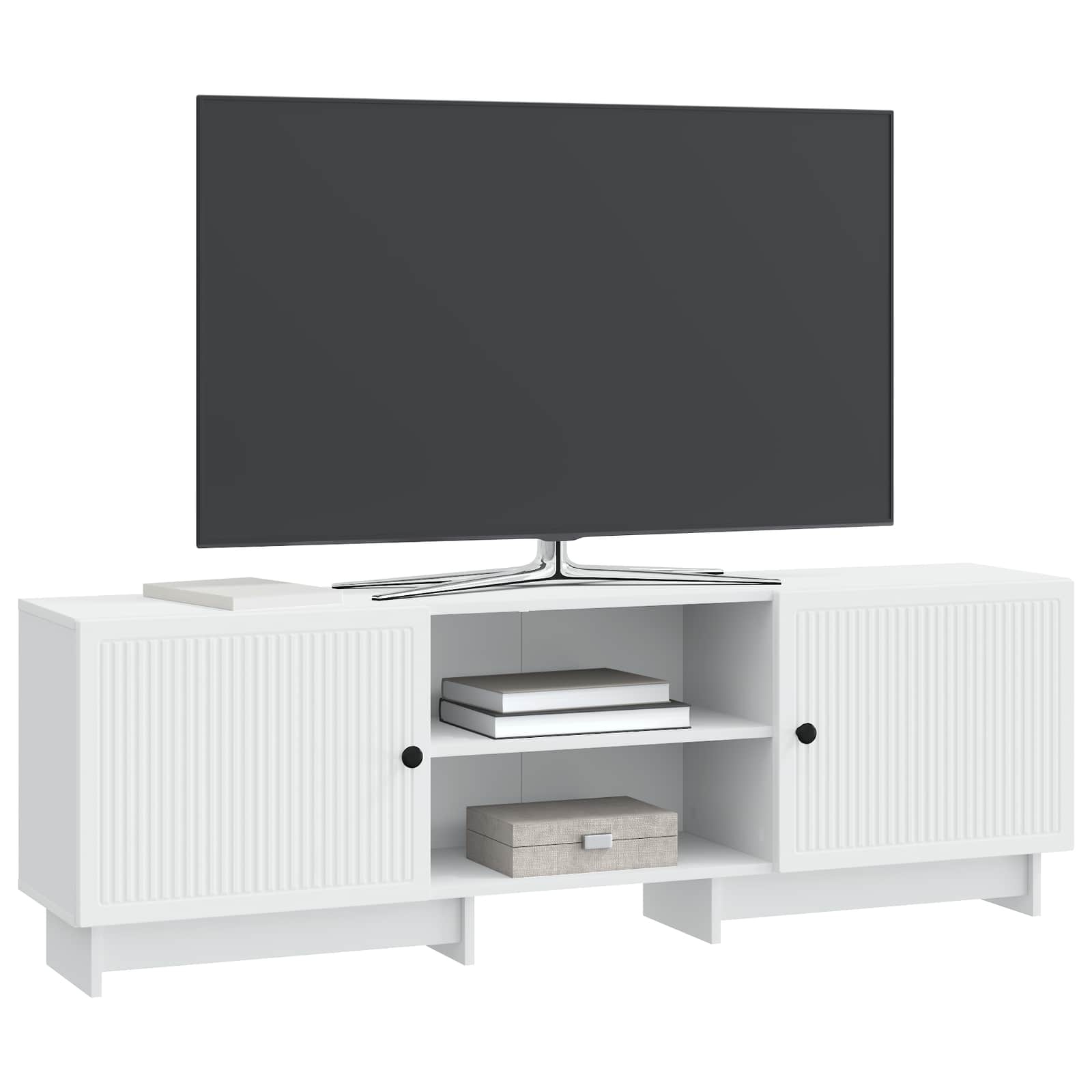 vidaXL Szafka pod telewizor Biały 150 x 31 x 50 cm Drewno inżynieryjne