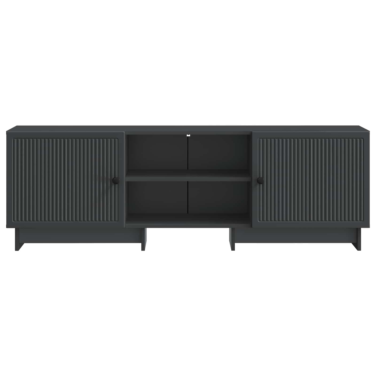 vidaXL Szafka pod telewizor Czarny 150 x 31 x 50 cm