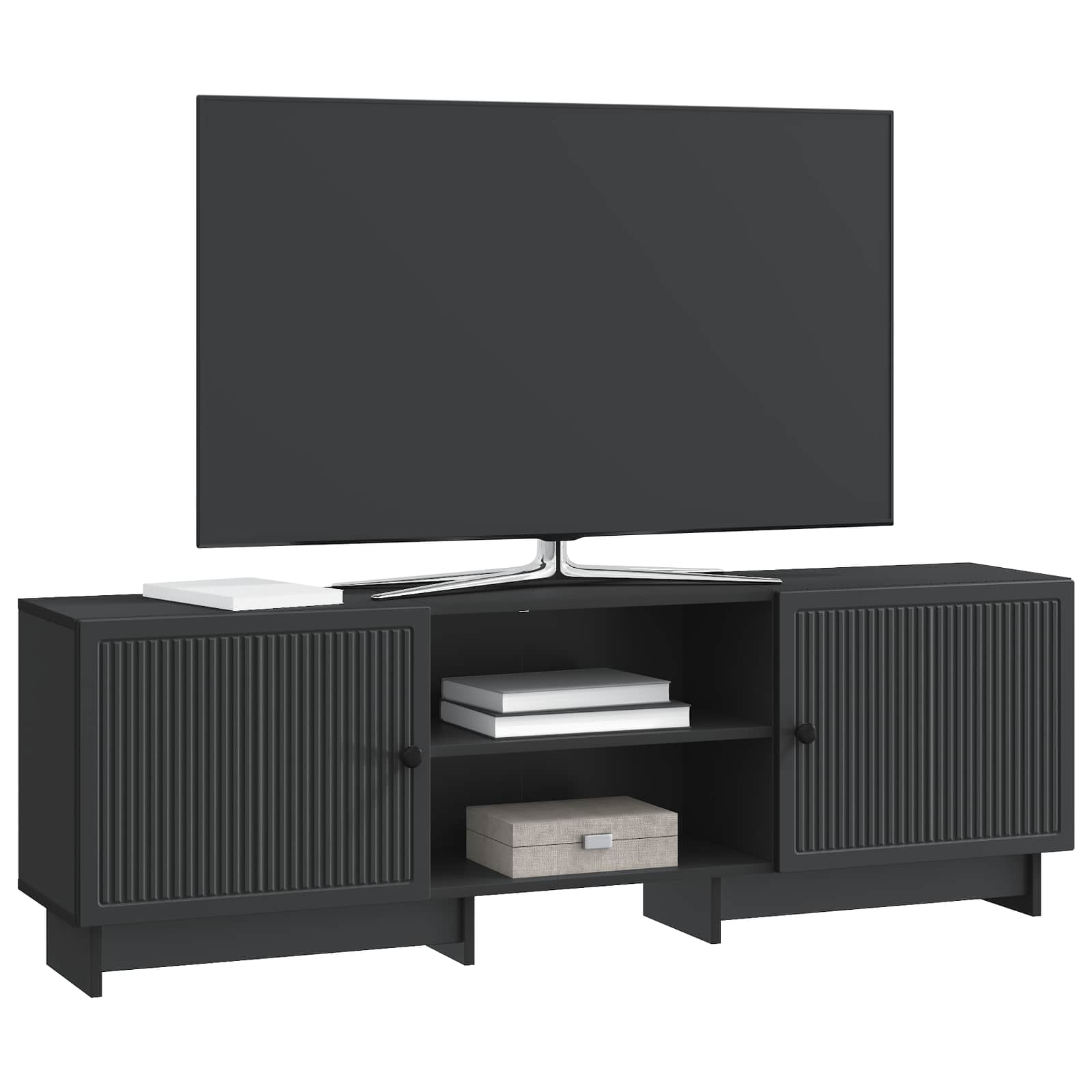 vidaXL Szafka pod telewizor Czarny 150 x 31 x 50 cm