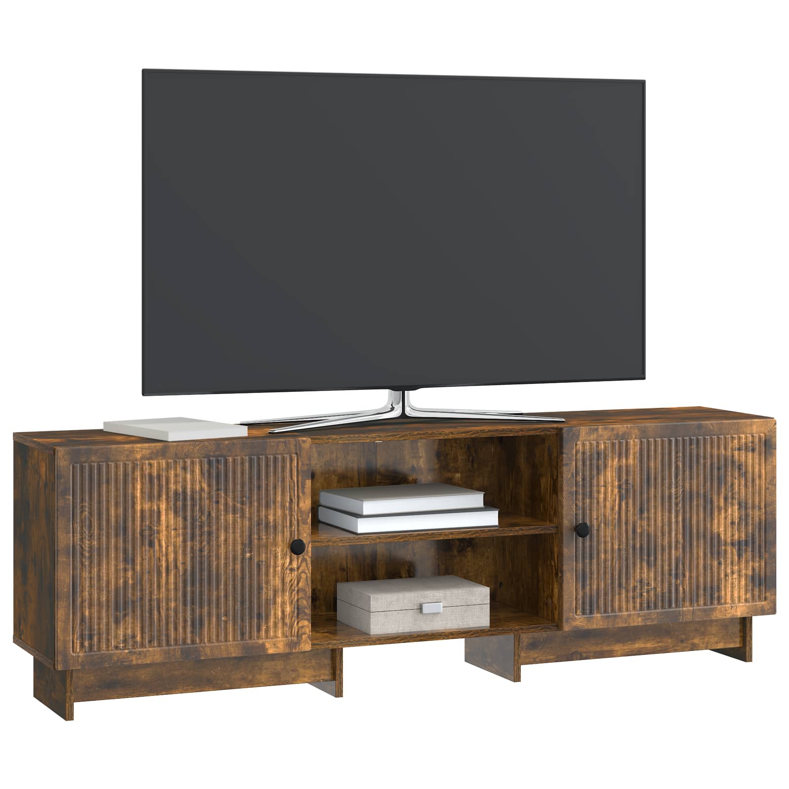 vidaXL Szafka pod telewizor Dąb Wędzony 150 x 31 x 50 cm