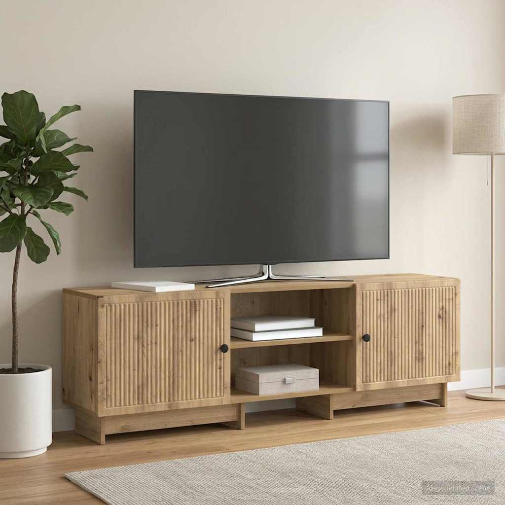 vidaXL Szafka pod telewizor 150 x 31 x 50 cm Dąb artisan