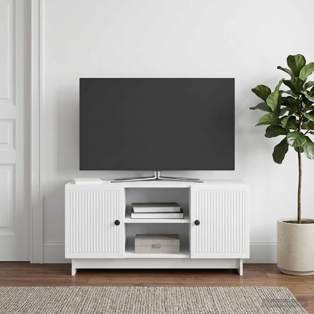 vidaXL Szafka pod telewizor 102 x 34,5 x 50 cm Biały