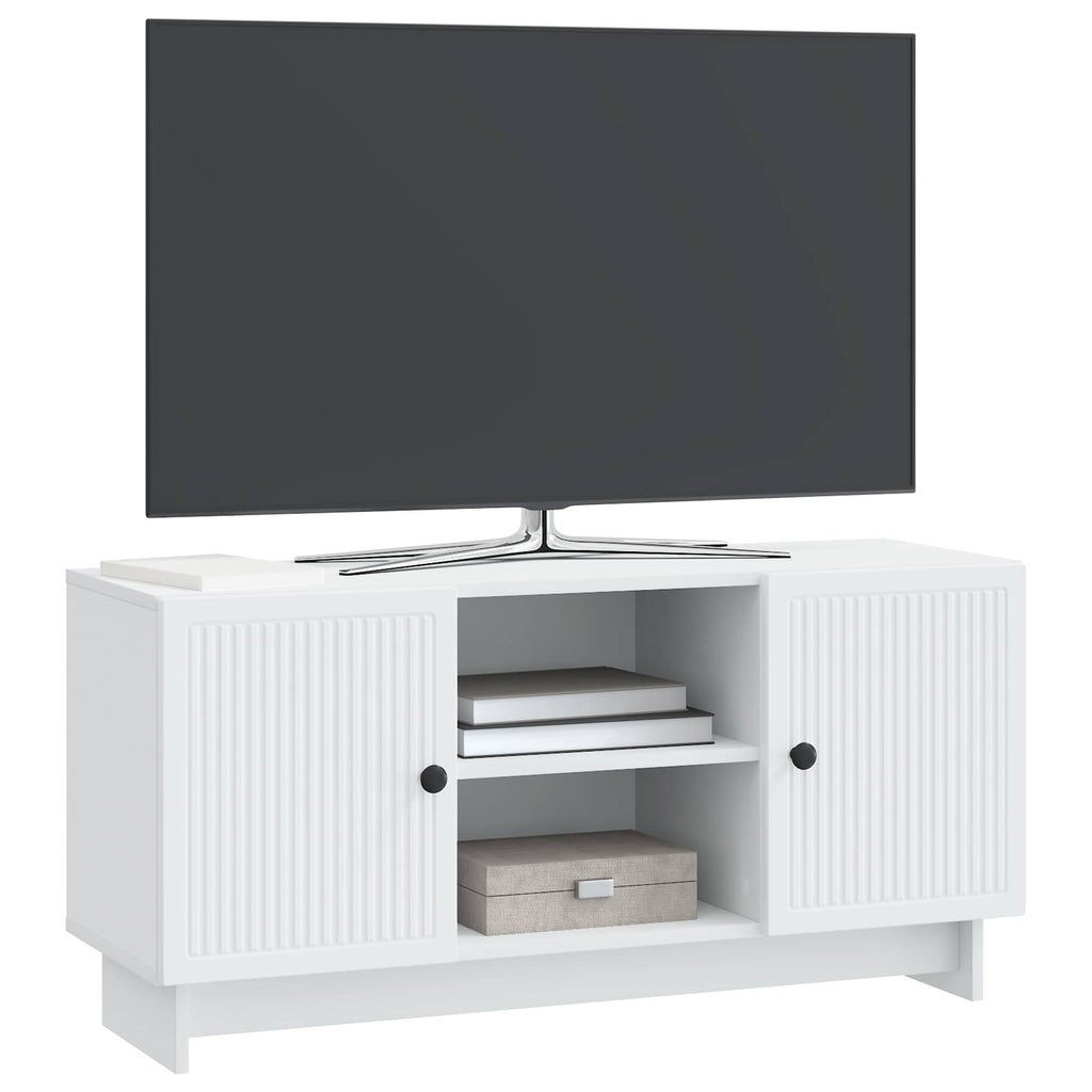 vidaXL Szafka pod telewizor 102 x 34,5 x 50 cm Biały