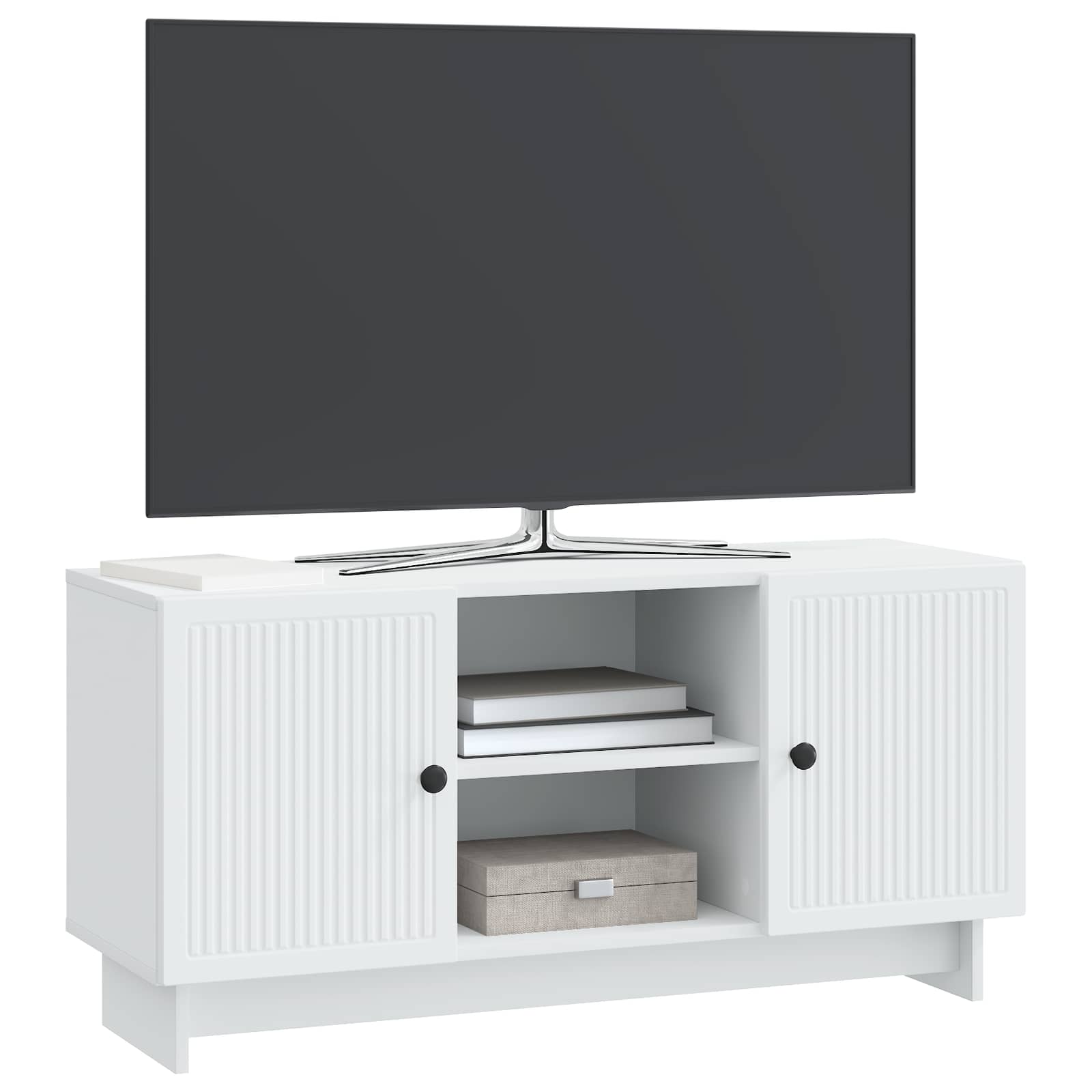 vidaXL Szafka pod telewizor 102 x 34,5 x 50 cm Biały