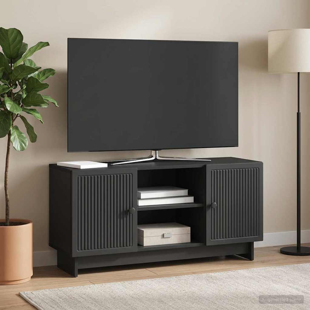 vidaXL Szafka pod telewizor 102 x 34,5 x 50 cm Czarny