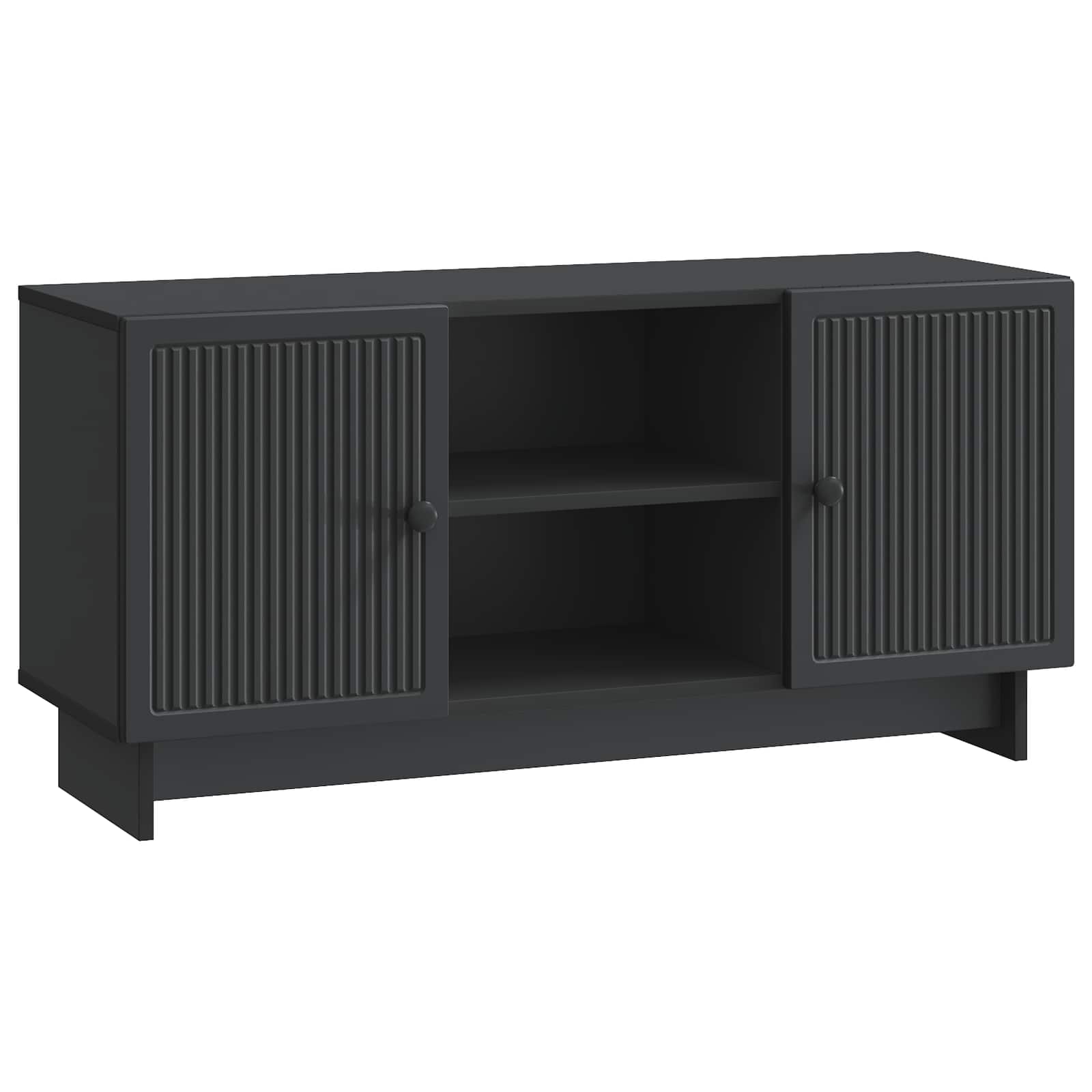 vidaXL Szafka pod telewizor 102 x 34,5 x 50 cm Czarny