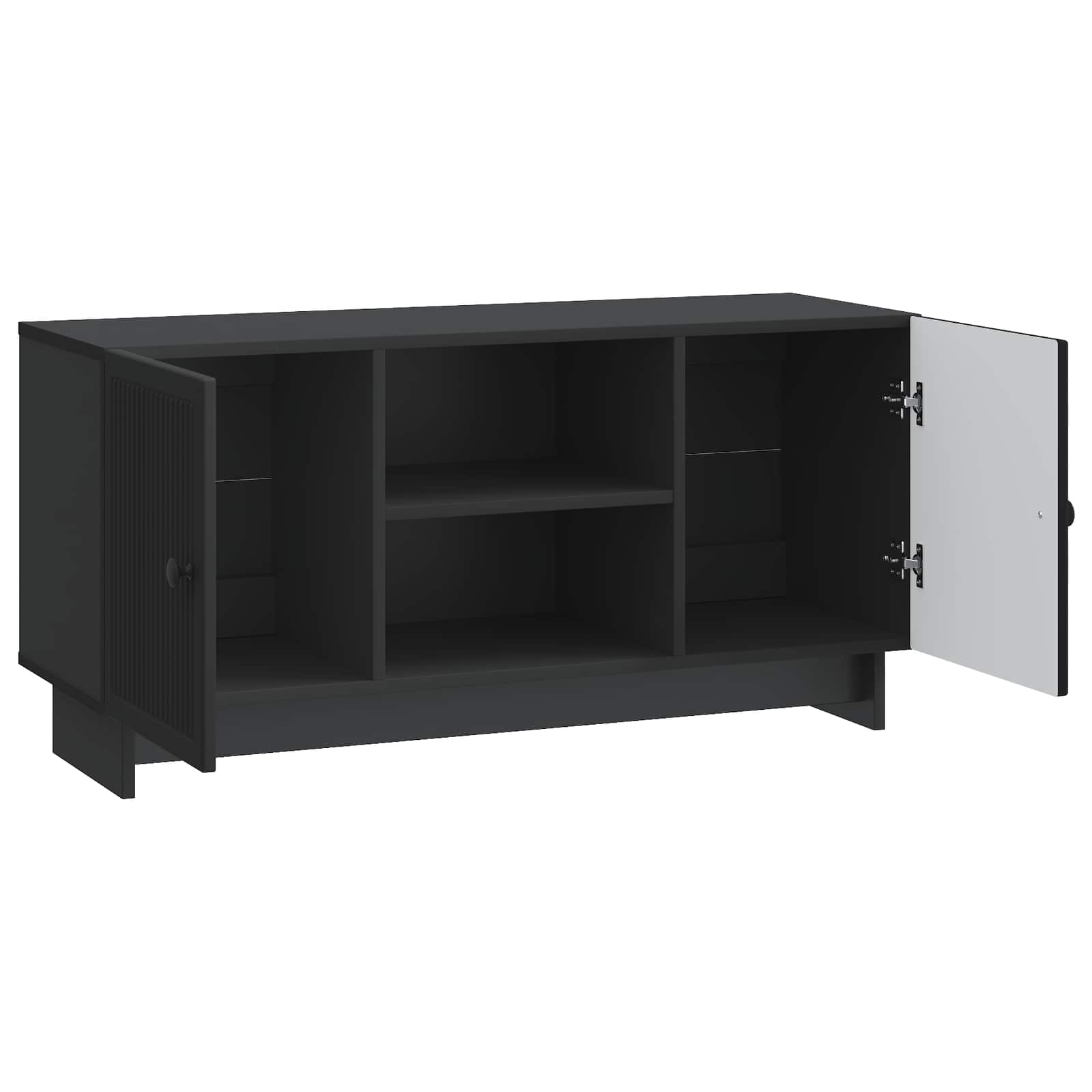 vidaXL Szafka pod telewizor 102 x 34,5 x 50 cm Czarny