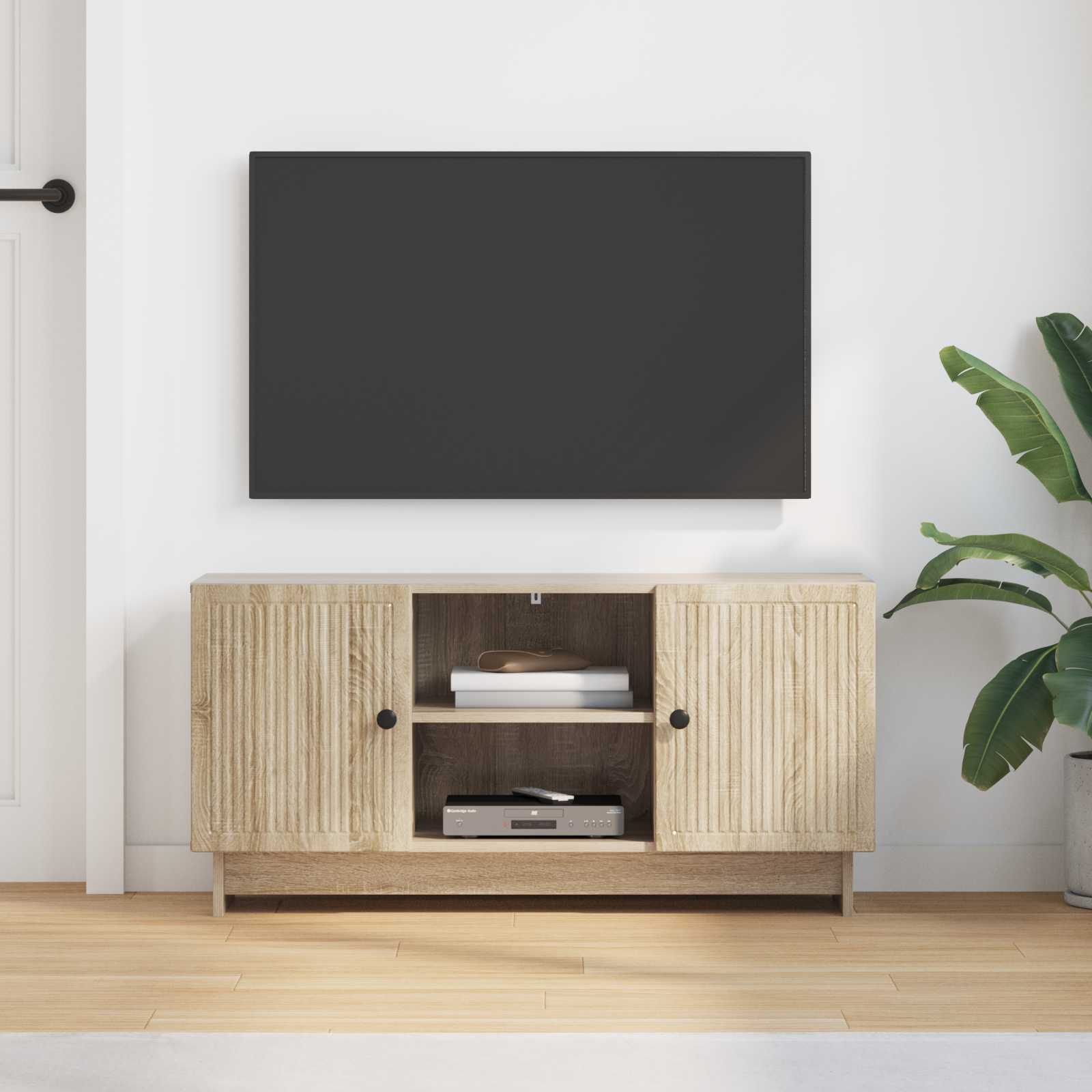 vidaXL Szafka pod telewizor 102 x 34,5 x 50 cm dąb Sonoma