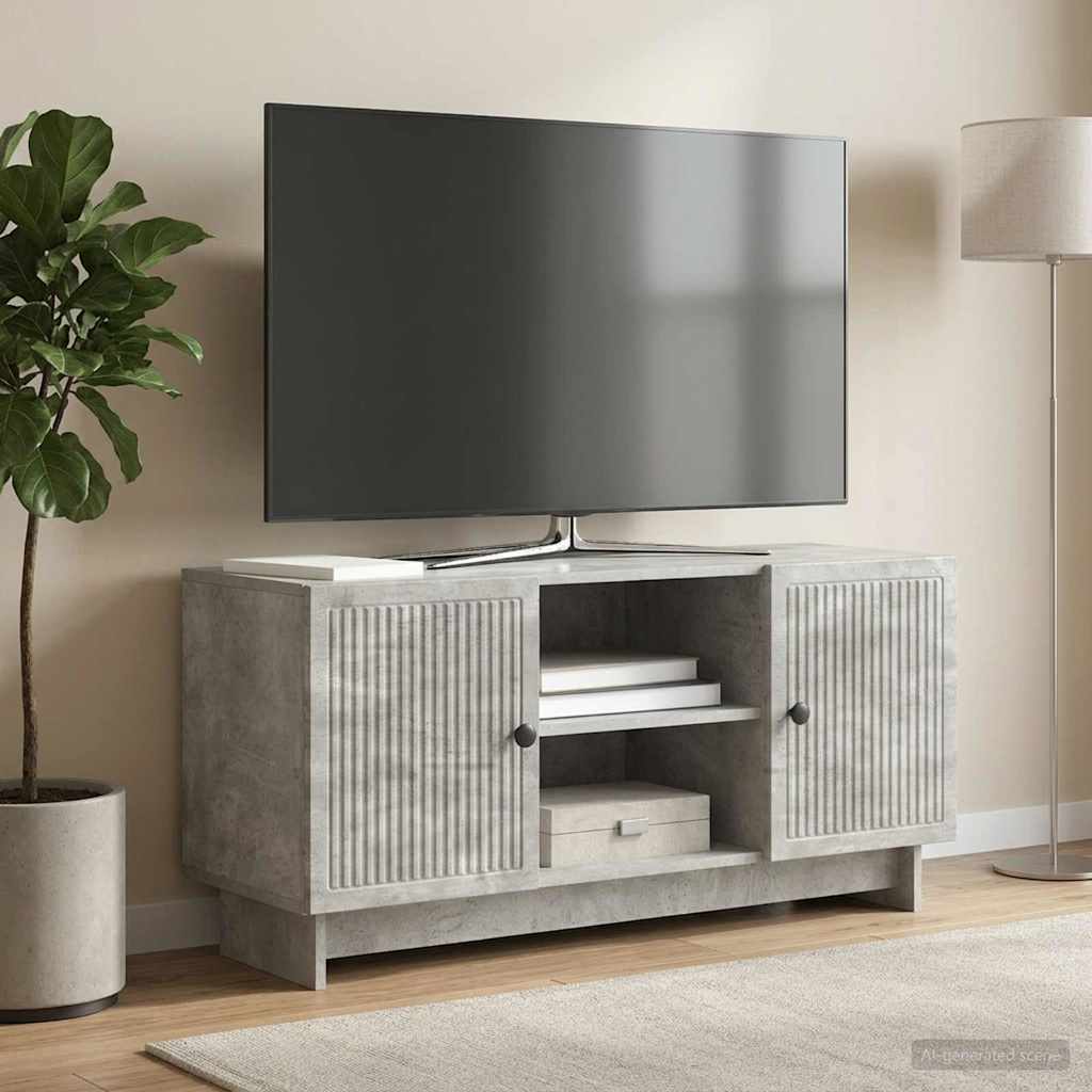 vidaXL Szafka pod telewizor 102 x 34,5 x 50 cm Betonowy szary