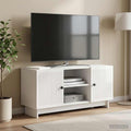 vidaXL Szafka pod telewizor 102 x 34,5 x 50 cm Biały wysoki połysk