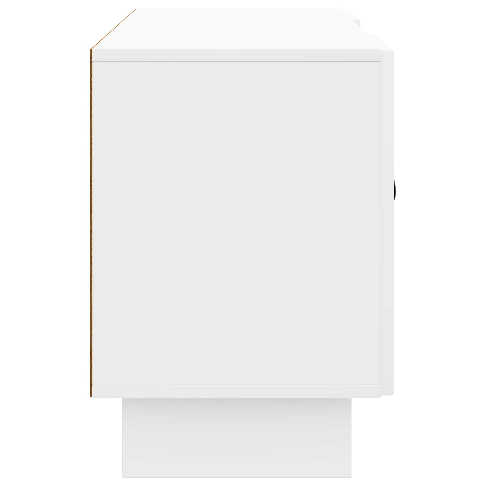 vidaXL Szafka pod telewizor 102 x 34,5 x 50 cm Biały wysoki połysk