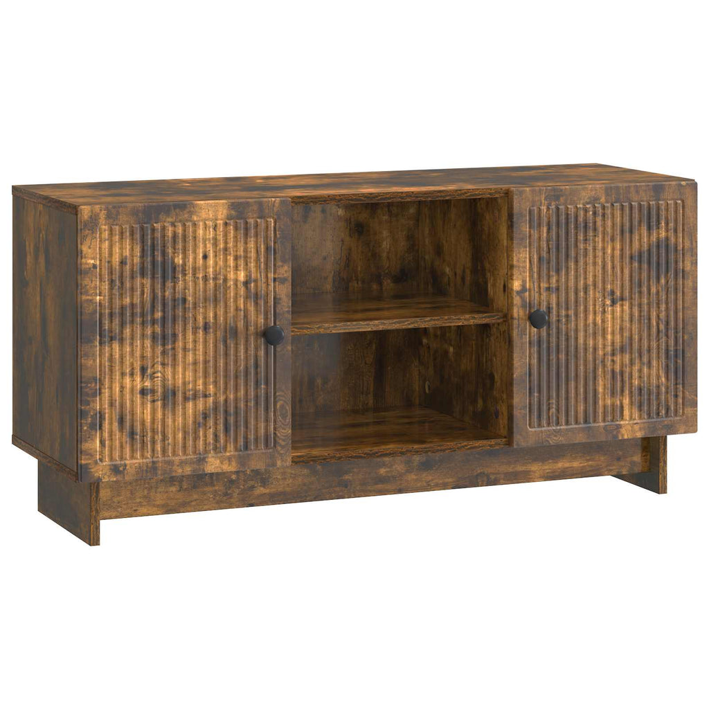 vidaXL Szafka pod telewizor 102 x 34,5 x 50 cm Dąb wędzony
