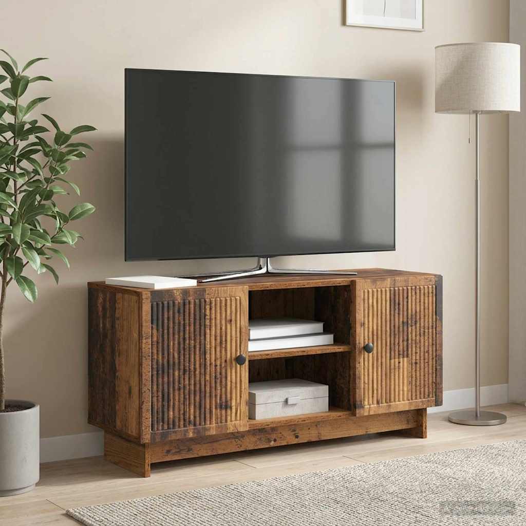 vidaXL Szafka pod telewizor 102 x 34,5 x 50 cm Stare drewno