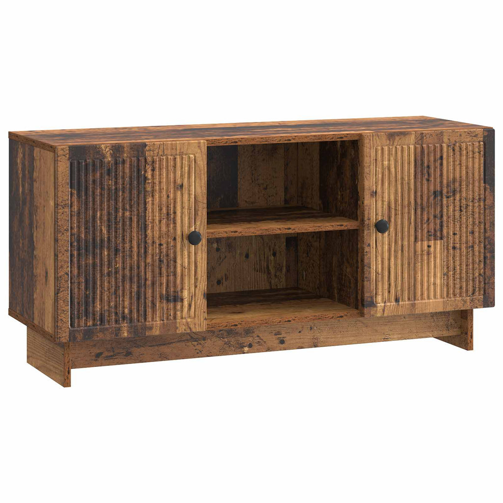 vidaXL Szafka pod telewizor 102 x 34,5 x 50 cm Stare drewno