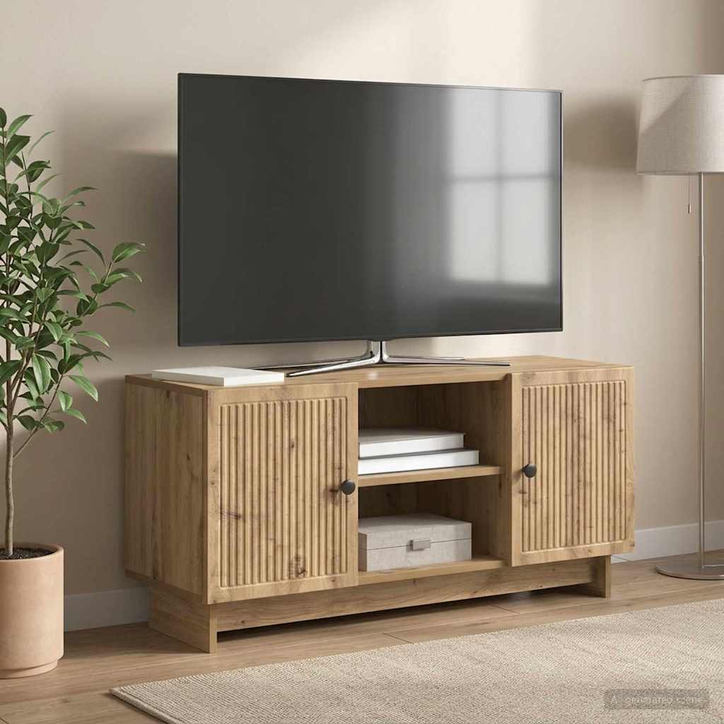 vidaXL Szafka pod telewizor 102 x 34,5 x 50 cm Dąb artisan
