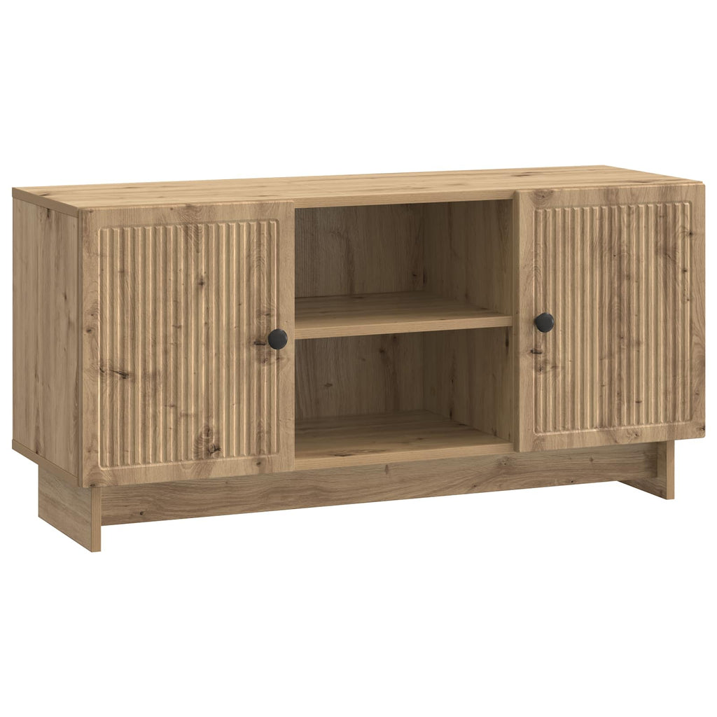 vidaXL Szafka pod telewizor 102 x 34,5 x 50 cm Dąb artisan