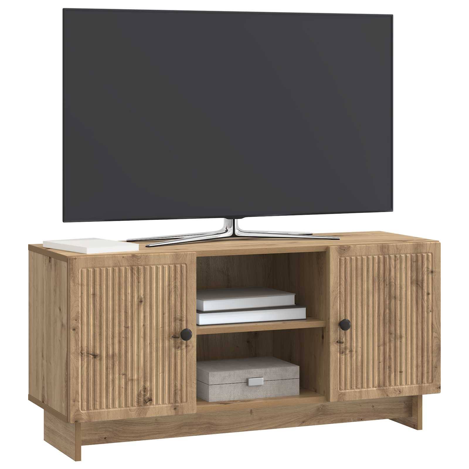 vidaXL Szafka pod telewizor 102 x 34,5 x 50 cm Dąb artisan