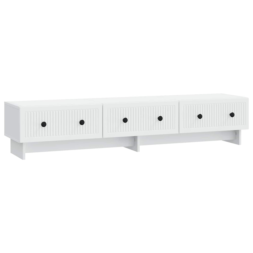vidaXL Szafka pod telewizor z szufladą Biały 147 x 34,5 x 30 cm